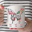 Personalized Mimi - Butterfly Flower Wing, Mugs Ceramic Mug 11 Oz 15 Oz Coffee Mug