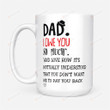 Dad Mug I Owe You So Much Mug Best Gifts From Son And Daughter To Dad On Father's Day 11 Oz - 15 Oz Mug