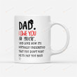 Dad Mug I Owe You So Much Mug Best Gifts From Son And Daughter To Dad On Father's Day 11 Oz - 15 Oz Mug