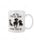 Put The Coffee Down Dachshunds Mug Gifts For Animal Lovers, Birthday, Anniversary Ceramic Coffee 11-15 Oz