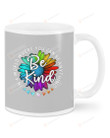 In A World Where You Can Be Anything, Be Kind Daisy Flower, Heart Mugs Ceramic Mug 11 Oz 15 Oz Coffee Mug