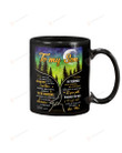 Personalized To My Son Mug Wolf And Forest Mug Never Feel That You Are Alone Best Gifts From Mom To Son For Christmas New Year Birthday Graduation Wedding Black Mug