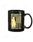 My Daughter Has Your Back Mug Proud Army Mom Mug Coffee Mug Gifts For Mom from Daughter Best Mother's Day Mug Gifts for Army Mom Birthday Gifts for Army Mom