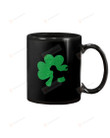 Labradoodle Puppy Shamrock Mug Happy Patrick's Day , Gifts For Birthday, Mother's Day, Father's Day Ceramic Coffee 11-15 Oz