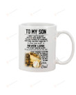 Personalized To My Son Mug Baseball I Want You To Believe Deep In Your Heart Beautiful Gifts From Dad For Christmas New Year Birthday Graduation Wedding Coffee Mug