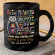 Personalized To My Dear Daughter-in-law Mug Owl I Gave You Amazing Son Best Gifts For Christmas New Year Birthday WeddingBlack Mug Tea Mug