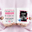 Personalized Family Dear Grandma This Mother's Day I'll be Snuggled Up In Mommy's Belly Love Mom Ceramic Mug Great Customized Gifts For Birthday Christmas Thanksgiving Mother's Day 11 Oz 15 Oz Coffee Mug