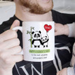 Gift For Dad Father's Day Gift Panda Mug To the Most Amazing and Wonderful Dad Mug Gifts For First Dad, Happy Father's Day Husband From Son Daughter Wife Ceramic Coffee Mug 11-15 Oz