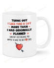 You Happen To Have The Best Butt Ever Mug, Happy Valentine's Day Gifts For Couple Lover ,Birthday, Thanksgiving Anniversary Ceramic Coffee 11-15 Oz