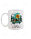 Caming Hippie - Into The Forest I Go To Lose My Mind And Find My Soul - Bus Hippie Outdoor Art Printed Quotes Mug
