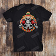 Mexican Vintage Style Boxing Skull Boxer T-Shirt