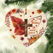 Christmas Ornament 2021 Fall For Jesus He Never Leaves Ornament Faith Ornament For Christmas Trees Decoration Gifts For Lovers Jesus Ornament In Christmas Ornament For Christian In Thanksgiving