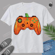 Halloween Gamer Pumpkin controller Video Gamer Kids Boys T-Shirt