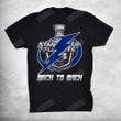 Tampa Bays City Back To Back Lightning Thunder Reign Hockey T-Shirt
