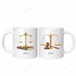 Personalized Law Scales Of Justice Mug, Custom Name White Cup, Birthday Gift For Occupation, Occupation Coffee Mug, Winter Coffee Mug, Christmas Gift For Family And Friends, 11oz 15oz Ceramic Mug