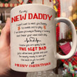 Gifts For Dad To Be To My New Daddy I Can'T Wait To Meet You Mug Sonogram Scan Picture From Baby Bump To First New Dad Merry Christmas Gifts For Dad Mug