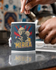 'MERICA And Washington Mugs Ceramic Mug 11 Oz 15 Oz Coffee Mug