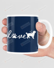 Bernedoodle Dog Love Pet Paw Mugs Ceramic Mug 11 Oz 15 Oz Coffee Mug