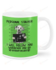 Dalmatian Personal Stalker White Mugs Ceramic Mug 11 Oz 15 Oz Coffee Mug, Great Gifts For Thanksgiving Birthday Christmas