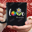 Flower Love Mom Life Mug Gifts For Her, Mother's Day ,Birthday, Anniversary Ceramic Coffee Mug 11-15 Oz