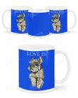 Love Is Cute Schnauzer Dog Mugs Ceramic Mug 11 Oz 15 Oz Coffee Mug