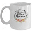 Happiness Is Being A Grammie The First Time Mothers Day Mug Gifts For Her, Mother's Day ,Birthday, Anniversary Ceramic Coffee Mug 11-15 Oz