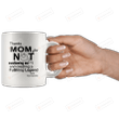 Thanks Mom For Not Swallowing Me Mug, And Creating A Fucking Legend Mug, Best Gifts For Mother, Mom, Wife, Grandma On Mother's Day, Anniversary, Birthday