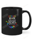 Autism Mom Do Their Best And Let Jesus Do The Rest Mug Gifts For Her, Mother's Day ,Birthday, Anniversary Ceramic Coffee Mug 11-15 Oz