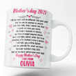 Personalized Mother Mug Mother's Day 2021 Ceramic Mug Great Customized Gifts For Birthday Christmas Thanksgiving Mother's Day 11 Oz 15 Oz Coffee Mug