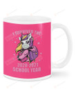 Personalized Custom Year I Survived The School Year, Unicorn Mugs Ceramic Mug 11 Oz 15 Oz Coffee Mug
