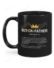 Black Father Meaning Black Mug For Father Ceramic Mug Great Customized Gifts For Birthday Christmas Thanksgiving Father's Day 11 Oz 15 Oz Coffee Mug