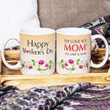 Personalized Mug For Mom Custom Name Mug Happy Mother's Day Flower Mug Mug For Mom Mothers Day Gifts Cute Mom Gifts Mom Mug Gifts For Mom Gifts Mom Coffee Mug Gifts