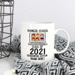 Personalized Virtual Pioneer School Class Of 2021 Quarantine Edition Coffee Mug – Zoom Pioneer School Mug Gifts For Birthday, Anniversary Customized Name Ceramic Coffee Mug 11-15 Oz