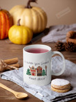 I Wish You Lived Next Door Coffee Mug, Long Distance Gift Mug For Couple, For Mom, For Friends, 11 - 15 Oz White Mug, Ideal Gift On Xmas Holiday