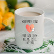 Your Farts Stink But Until They Kill Me I Still Love You White Mugs, Farting Heart Mugs, Funny Valentine's Day 11 Oz 15 Oz Coffee Mug Gifts For Couple, Him Her/ Mr Mrs
