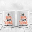 Orange Heart Mug I'm Yours No Refunds Sorry About That Mug Gifts For Couple, Husband And Wife On Valentine's Day Anniversary Birthday Christmas Thanksgiving 11 Oz - 15 Oz Mug
