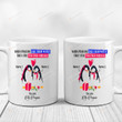 Personalized When Penguins Find Their Mates Mugs, Penguin Smile Custom Name Mugs, Funny Wedding Anniversary Valentine's Day Color Changing Mug 11 Oz 15 Oz Coffee Mug Gifts For Couple