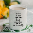 Personalized I Promise To Still Grab Your Butt Mugs, Umbrella Old Couple Customized Mugs, Funny Wedding Anniversary Valentine's Day Color Changing Mug 11 Oz 15 Oz Coffee Mug Gifts