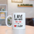 I Love You More The End I Win Red Heart Mug Best Gifts For Couple, Husband And Wife, Family On Valentine's Day Anniversary Birthday Thanksgiving Christmas 11 Oz - 15 Oz Mug