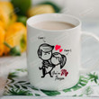 Personalized You're My Person Mugs, Custom Holding Couple Mugs, Funny Wedding Anniversary Valentine's Day Color Changing Mug 11 Oz 15 Oz Coffee Mug Gifts For Couple, Him Her Mr Mrs