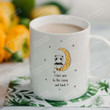 Cute Panda Moon Mugs, I Love You To The Moon And Back Mugs, Funny Wedding Anniversary Valentine's Day Color Changing Mug 11 Oz 15 Oz Coffee Mug Gifts For Couple