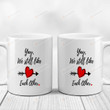 Yay We Still Like Each Other White Mugs, Heart Arrow Mugs, Funny Birthday Anniversary Valentine's Day 11 Oz 15 Oz Coffee Mug Gifts For Couple, Boyfriend Girlfriend Husband Wife