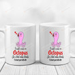 I Wish I Were An Octopus Mugs, Funny Pink Octopus Mugs, Wedding Anniversary Valentine's Day Color Changing Mug 11 Oz 15 Oz Coffee Mug Gifts For Couple, Him Her Mr Mrs