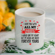 Boobs Mugs, I Love You With All My Boobs Mugs, Funny Wedding Anniversary Valentine's Day Color Changing Mug 11 Oz 15 Oz Coffee Mug Gifts For Couple, Husband/ Boyfriend