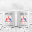 I Love You A Lottle Mugs, Cute Bird Couple Mugs, Funny Wedding Anniversary Valentine's Day Color Changing Mug 11 Oz 15 Oz Coffee Mug Gifts For Couple, Him Her Mr Mrs