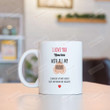 Personalized I Love You With All My Boobs I Would Say Heart But My Boobs Are Bigger Mug Gifts For Girlfriend, Wife On Anniversary Valentine's Day Birthday Thanksgiving Christmas 11 Oz - 15 Oz Mug