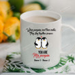Personalized When Penguins Find Their Mates Mugs, Penguin Couple Customized Mugs, Funny Wedding Anniversary Valentine's Day Color Changing Mug 11 Oz 15 Oz Coffee Mug Gifts For Couple