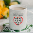You're My Favorite Cardio Workout Mugs, Funny Wedding Anniversary Valentine's Day Color Changing Mug 11 Oz 15 Oz Coffee Mug Gifts For Couple, Him Her Mr Mrs