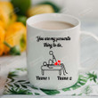 Personalized You Are My Favorite Thing To Do White Mugs, Custom Couple Name Ceramic Mugs, Funny Valentine's Day Anniversary Birthday 11 Oz 15 Oz Coffee Mug Gifts For Couple, Him Her/ Mr Mrs