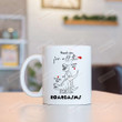 Personalized Dinosaur Couple With Red Heart Mug Thank You For All The Roargasms Mug Gifts For Couple, Husband And Wife On Valentine's Day Anniversary Birthday Christmas Thanksgiving 11 Oz - 15 Oz Mug